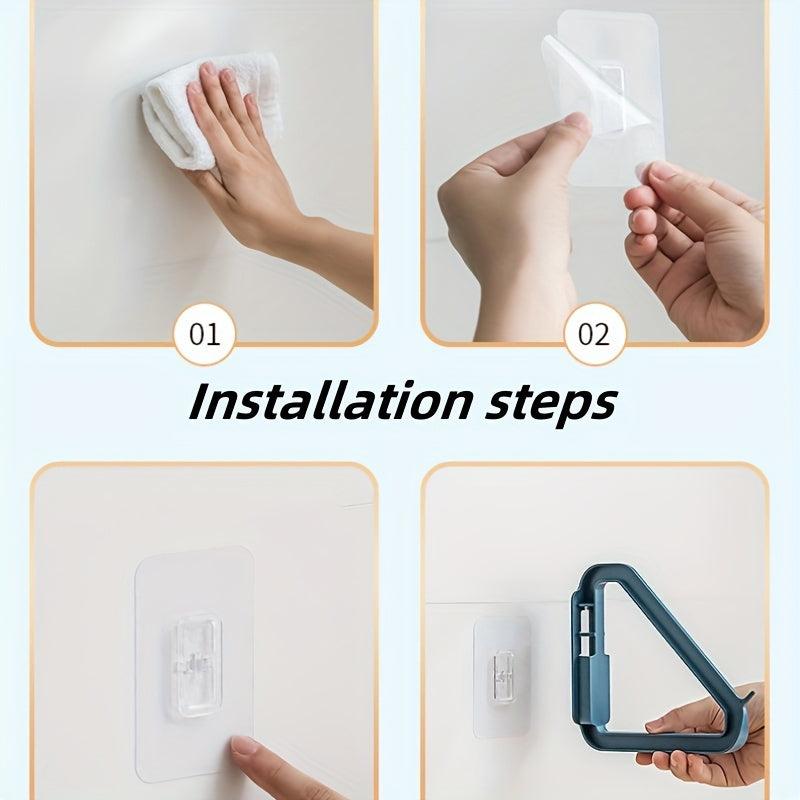 Telescopic Wall Hanging Clothes Storage Rack Shelf