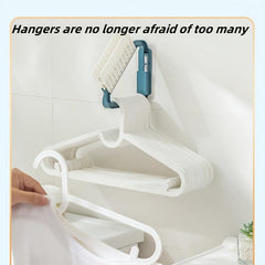 Telescopic Wall Hanging Clothes Storage Rack Shelf