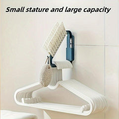 Telescopic Wall Hanging Clothes Storage Rack Shelf