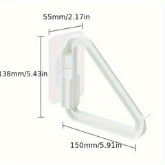 Telescopic Wall Hanging Clothes Storage Rack Shelf