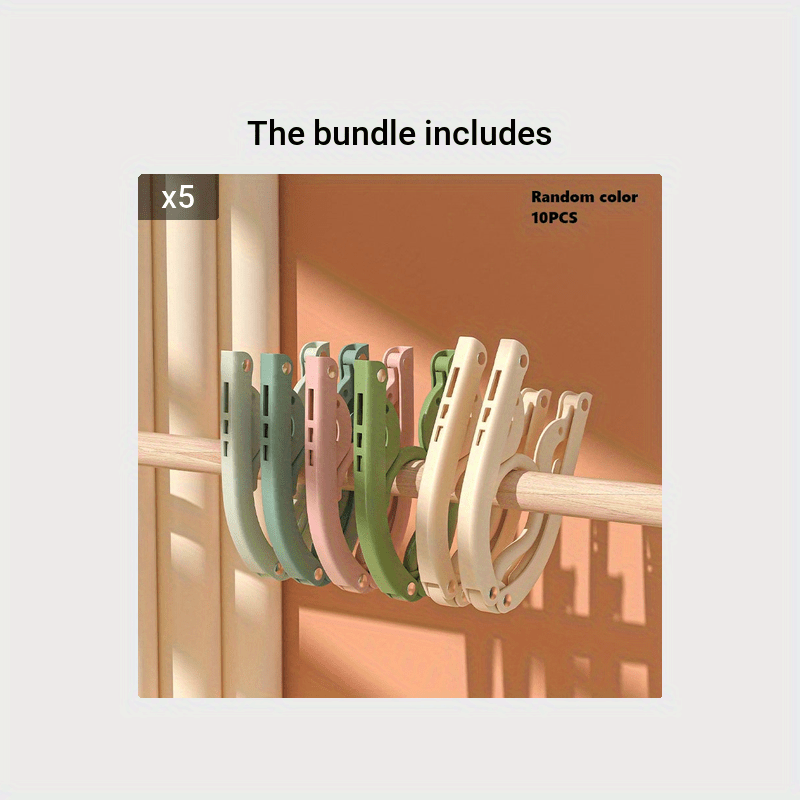 Portable Folding Hanger for Travel Hotels Magic Hanger Non-slip