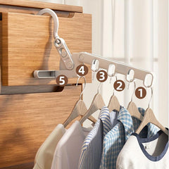 Foldable Drying Rack Portable Travel Home Clothes Hanger