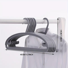 5pcs Plastic Clothes Hanger Closet Organizer Laundry Drying Rack