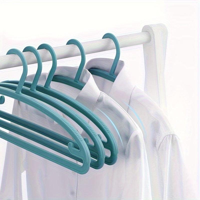 5pcs Plastic Clothes Hanger Closet Organizer Laundry Drying Rack