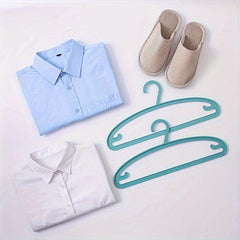 5pcs Plastic Clothes Hanger Closet Organizer Laundry Drying Rack