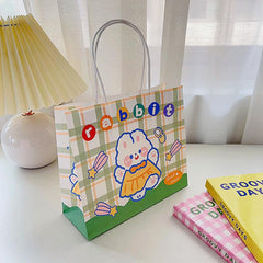 4pcs Cartoon Paper Gift Bags for Birthday Desserts