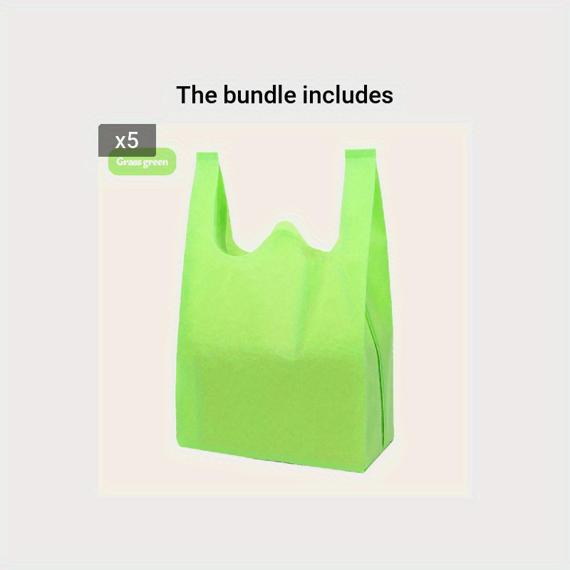 10pcs Vest Bag Supermarket Shopping Bag Hand held Bag