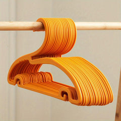 5pcs Gooseneck Hanger Collar Guard Plastic Adult Hanger