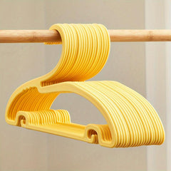 5pcs Gooseneck Hanger Collar Guard Plastic Adult Hanger