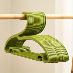 5pcs Gooseneck Hanger Collar Guard Plastic Adult Hanger