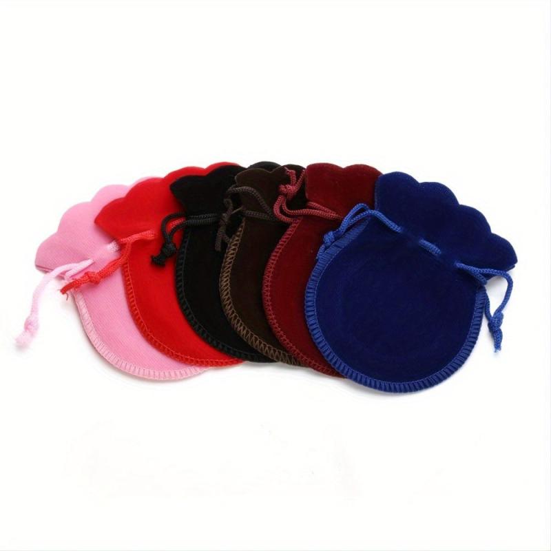 6pcs Drawstring Jewelry Gift Pouch Wedding Favor Bags