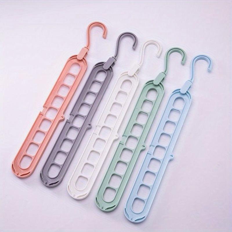 9 Hole Rotating Folding Clothes Hanger