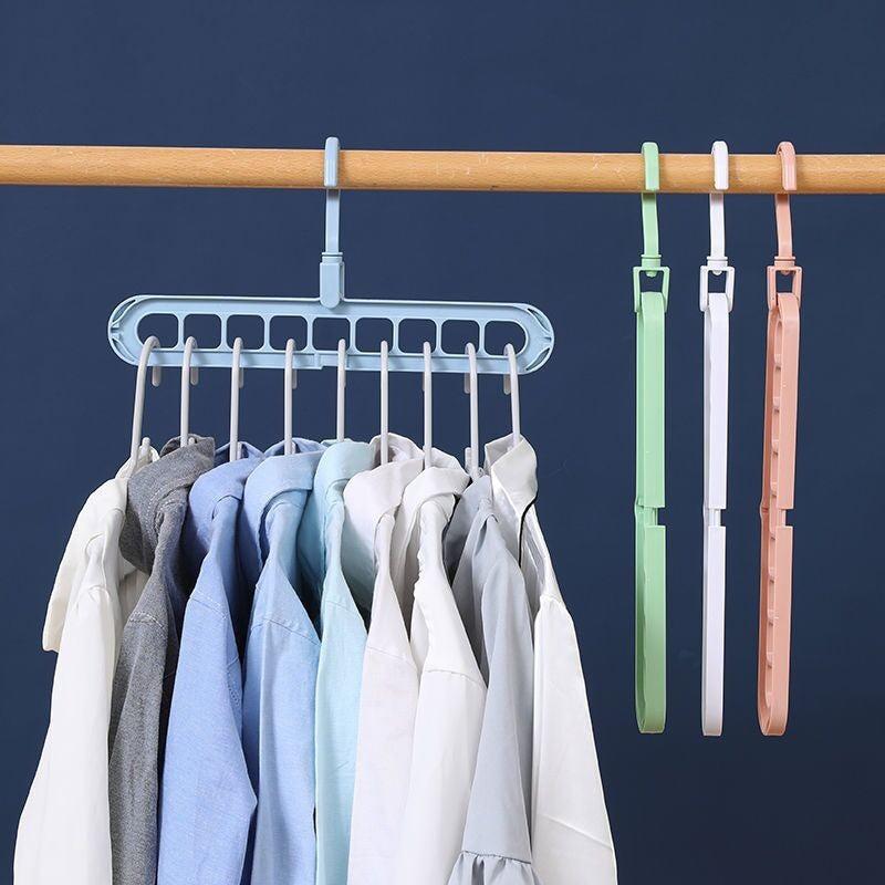9 Hole Rotating Folding Clothes Hanger
