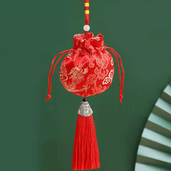 Chinese Dragon Pattern Lucky Bag Hanging In Car Dragon Boat Gift