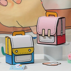 Cartoon Candy Backpack Baking Bag - Birthday Party Packaging Box
