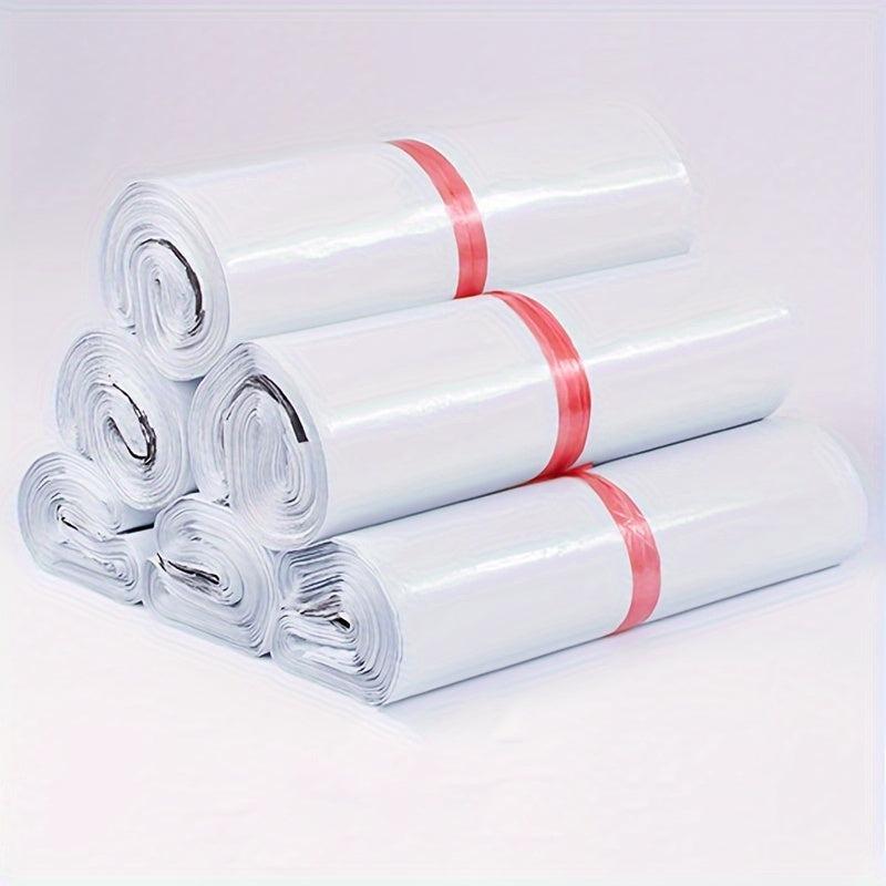 100pcs Golden Thank You Express Bag Waterproof Packaging Bag Clothing Waterpr