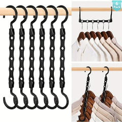 6pcs Magic Hangers Closet Space Saver