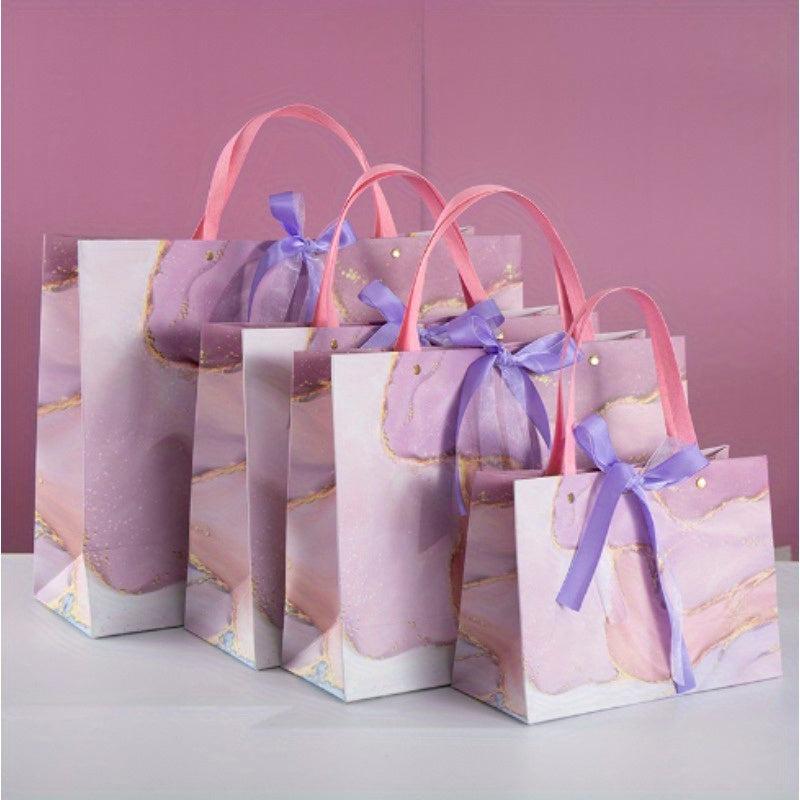 Medium Bowknot Gift Bags with Tissue Paper - Shopping, Parties, Wedding