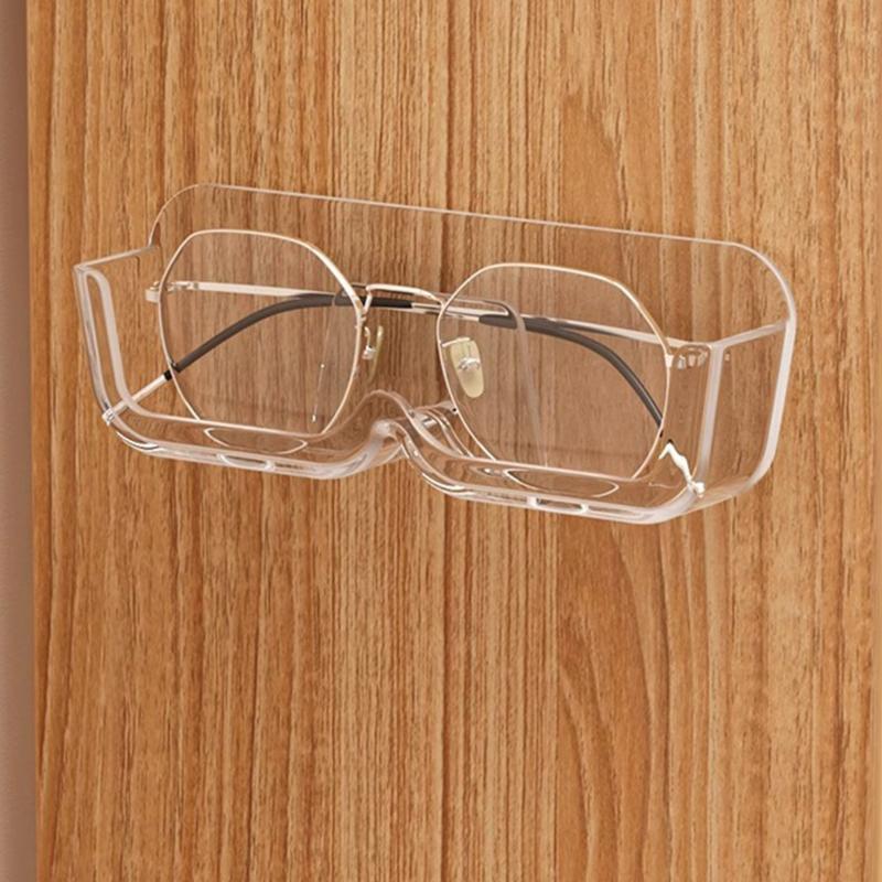 Glasses Storage Box Wall Mounted Non Punching Sunglasses Display Rack