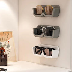 Glasses Storage Box Wall Mounted Non Punching Sunglasses Display Rack