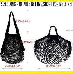 Reusable Fruit String Grocery Shopper Tote Mesh Shoulder Bag