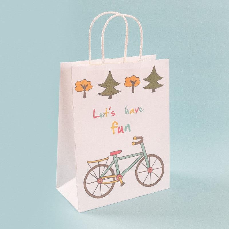 10pcs Cartoon Gift Bag For Kids Candy and Cookies Packaging