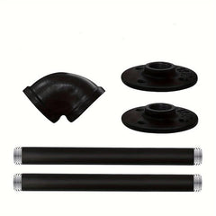 Wall Mounted Industrial Pipe Garment Rack for Clothing Stores