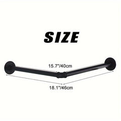 Wall Mounted Industrial Pipe Garment Rack for Clothing Stores