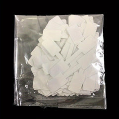 100pcs Jewelry Blank Labels Ring Necklace Display Card Self Sticker Hangtag