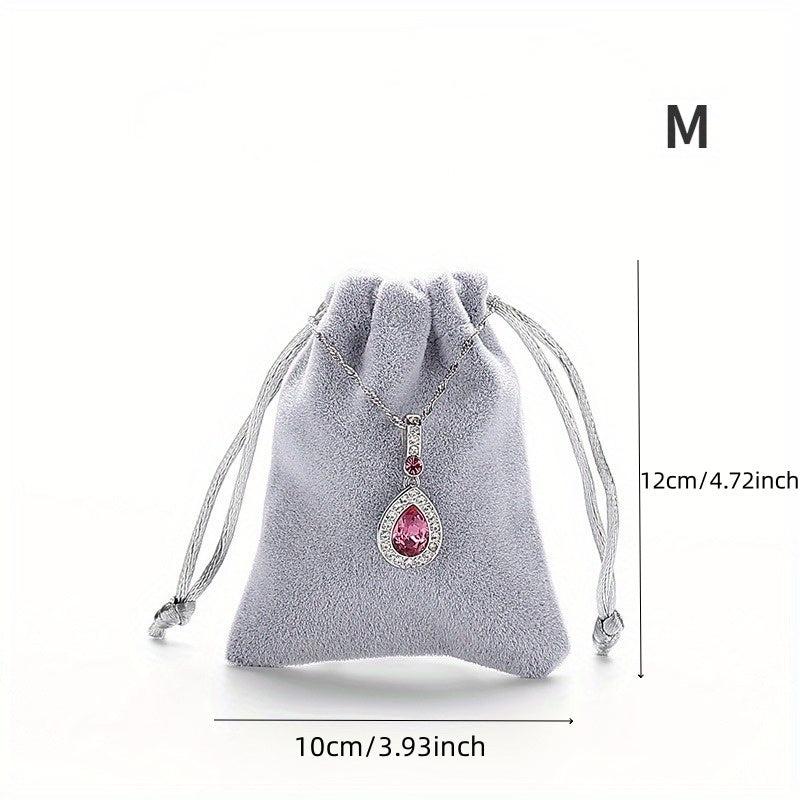 Cloth Bag Jewelry Storage Drawstring Pocket