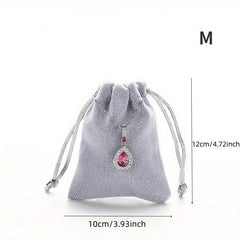 Cloth Bag Jewelry Storage Drawstring Pocket