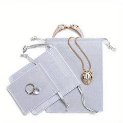 Cloth Bag Jewelry Storage Drawstring Pocket
