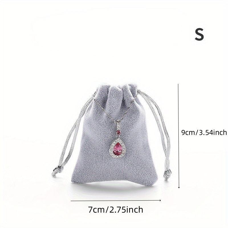 Cloth Bag Jewelry Storage Drawstring Pocket