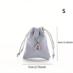 Cloth Bag Jewelry Storage Drawstring Pocket