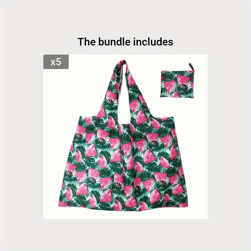 1pc Shopping Bag Oxford Cloth Bag Foldable Gift Bag Portable