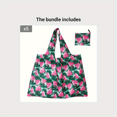 1pc Shopping Bag Oxford Cloth Bag Foldable Gift Bag Portable