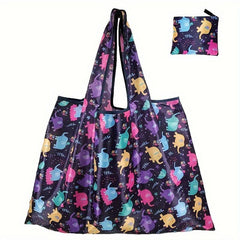 1pc Shopping Bag Oxford Cloth Bag Foldable Gift Bag Portable