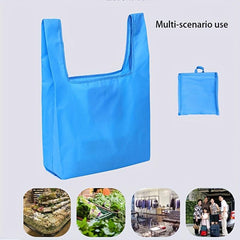 Reusable Folding Supermarket Shopping Bag Waterproof Machine Washable Tote
