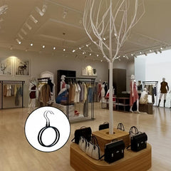 Scarf Ring Hanging Silk Scarf Rack Multifunctional Collection Scarf Rack