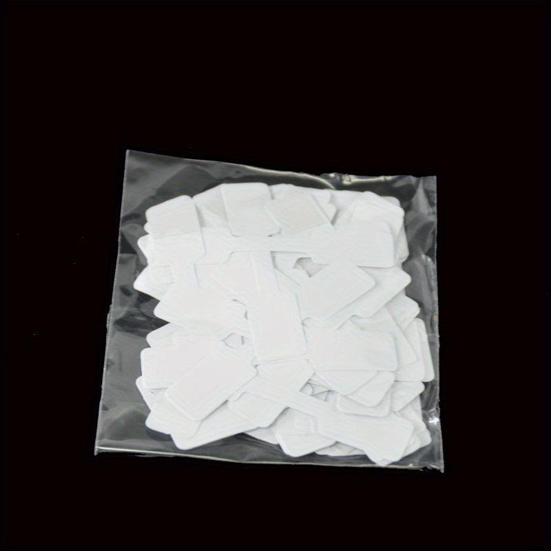100pcs Blank Tags Necklace Ring Labels Stickers Paper Jewelry Display Card