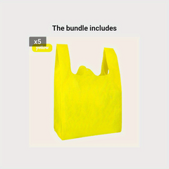 10pcs Vest Bag Supermarket Shopping Bag Hand held Bag Packaging Bag