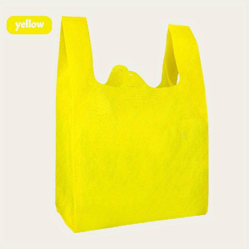 10pcs Vest Bag Supermarket Shopping Bag Hand held Bag Packaging Bag