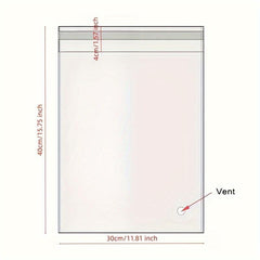 100pcs Large Capacity Self-adhesive Storage Bag