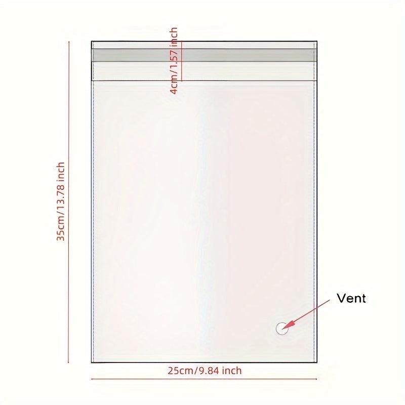 100pcs Large Capacity Self-adhesive Storage Bag