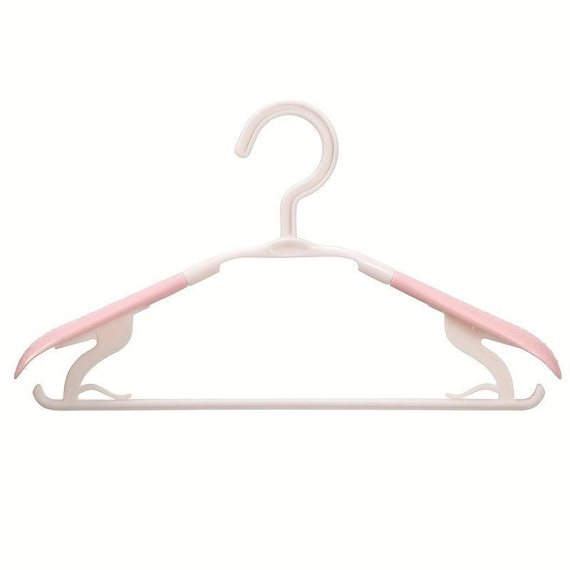 5pcs Plastic Clothes Rack Adult Shoulder Protector Tie Clip Drying Rack