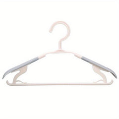 5pcs Plastic Clothes Rack Adult Shoulder Protector Tie Clip Drying Rack