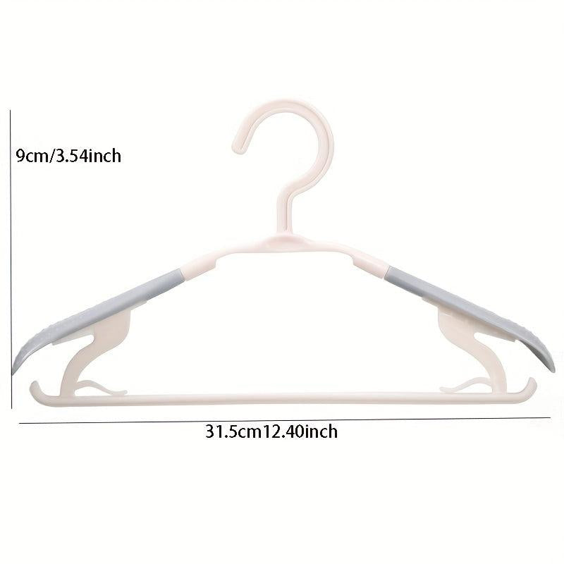 5pcs Plastic Clothes Rack Adult Shoulder Protector Tie Clip Drying Rack