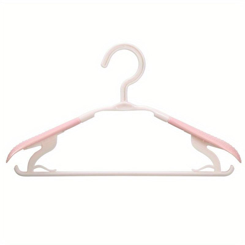 5pcs Plastic Clothes Rack Adult Shoulder Protector Tie Clip Drying Rack