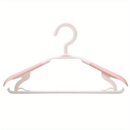 5pcs Plastic Clothes Rack Adult Shoulder Protector Tie Clip Drying Rack