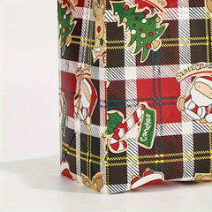 Christmas Non-woven Gift Packaging Bags Set, 6 Colors, 6/12pcs
